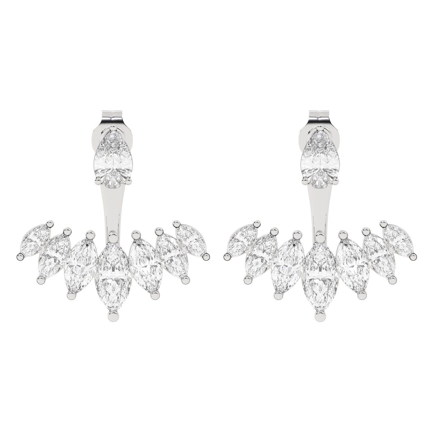 Marquise Jacket Earring