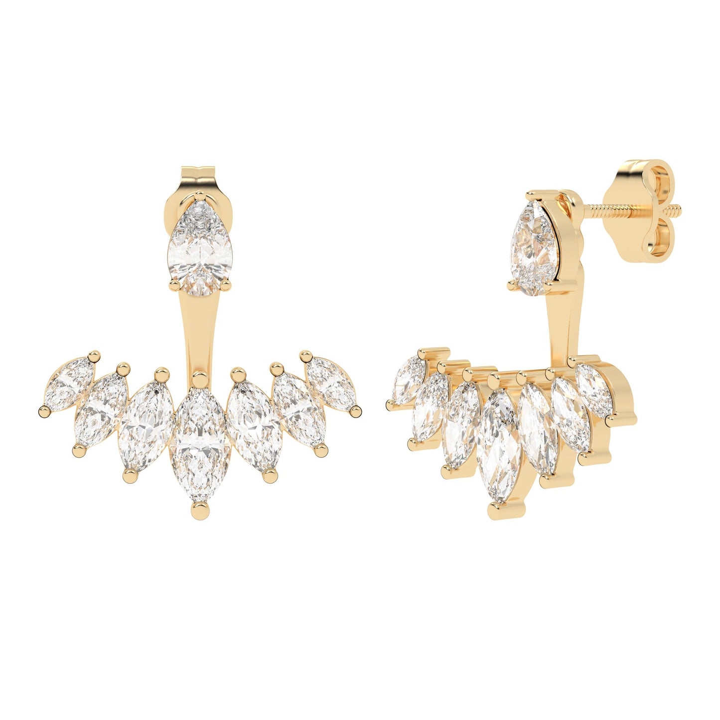 Marquise Jacket Earring