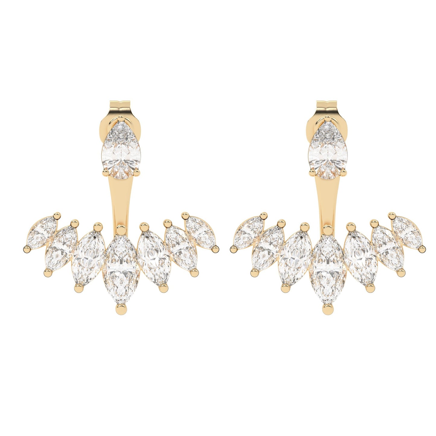 Marquise Jacket Earring