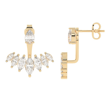 Marquise Jacket Earring