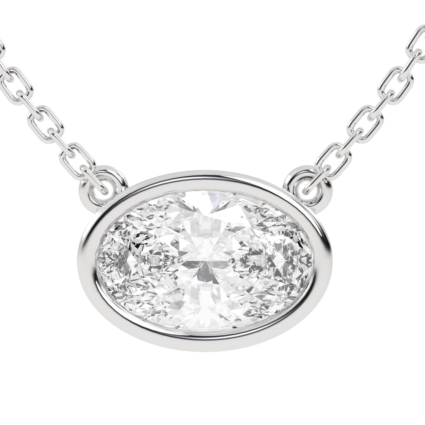 Bezel Oval Pendant