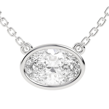 Bezel Oval Pendant