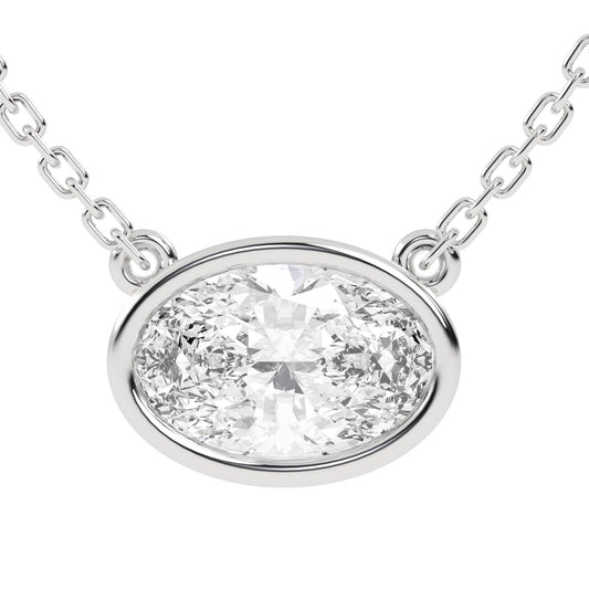 Bezel Oval Pendant