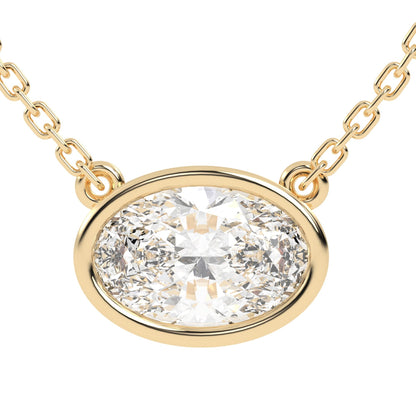 Bezel Oval Pendant