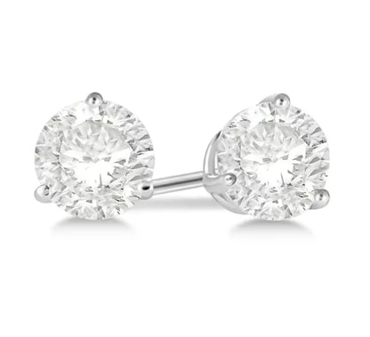 Stud Diamond Earrings 1CT