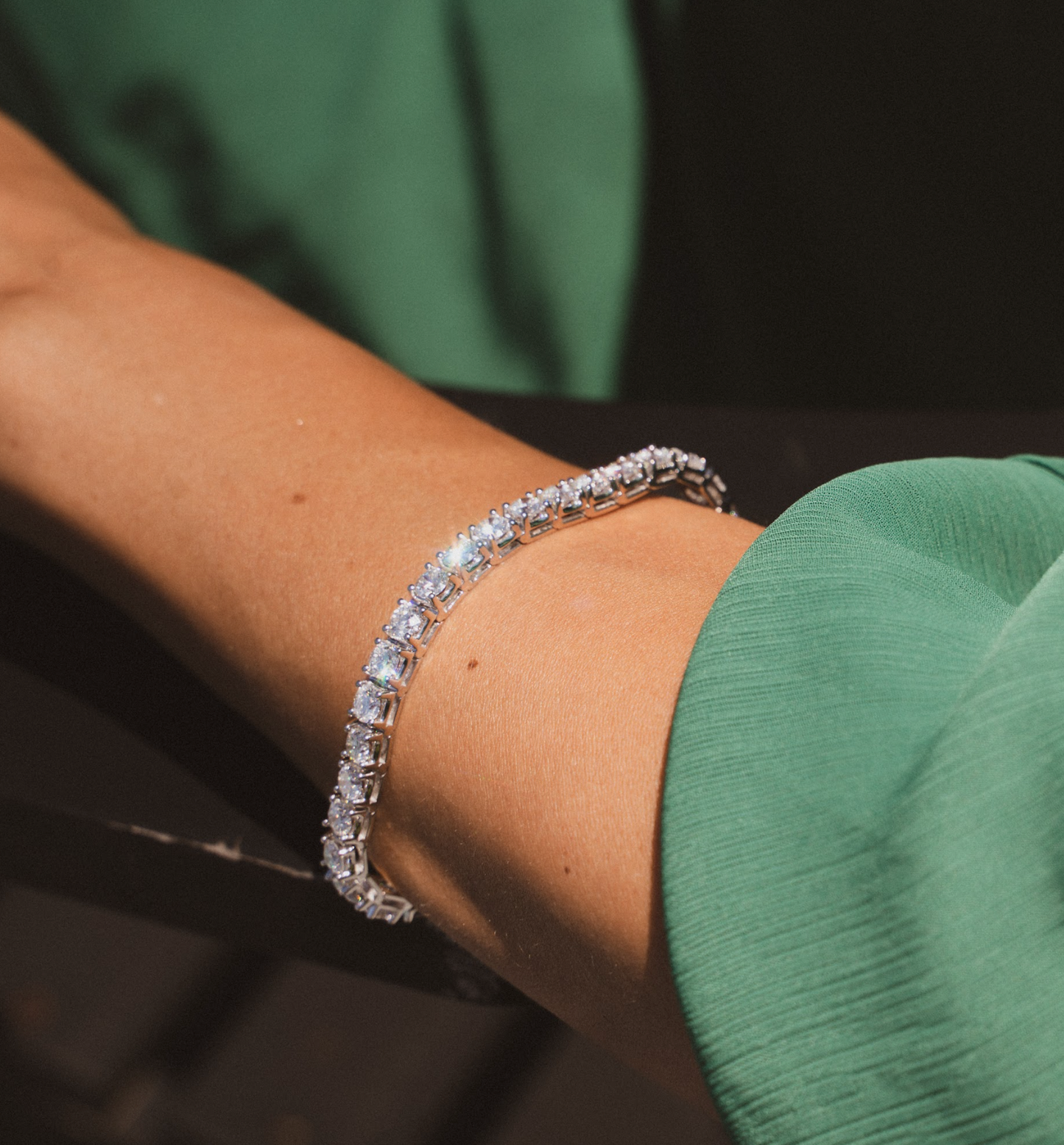 Statement Tennis Bracelet