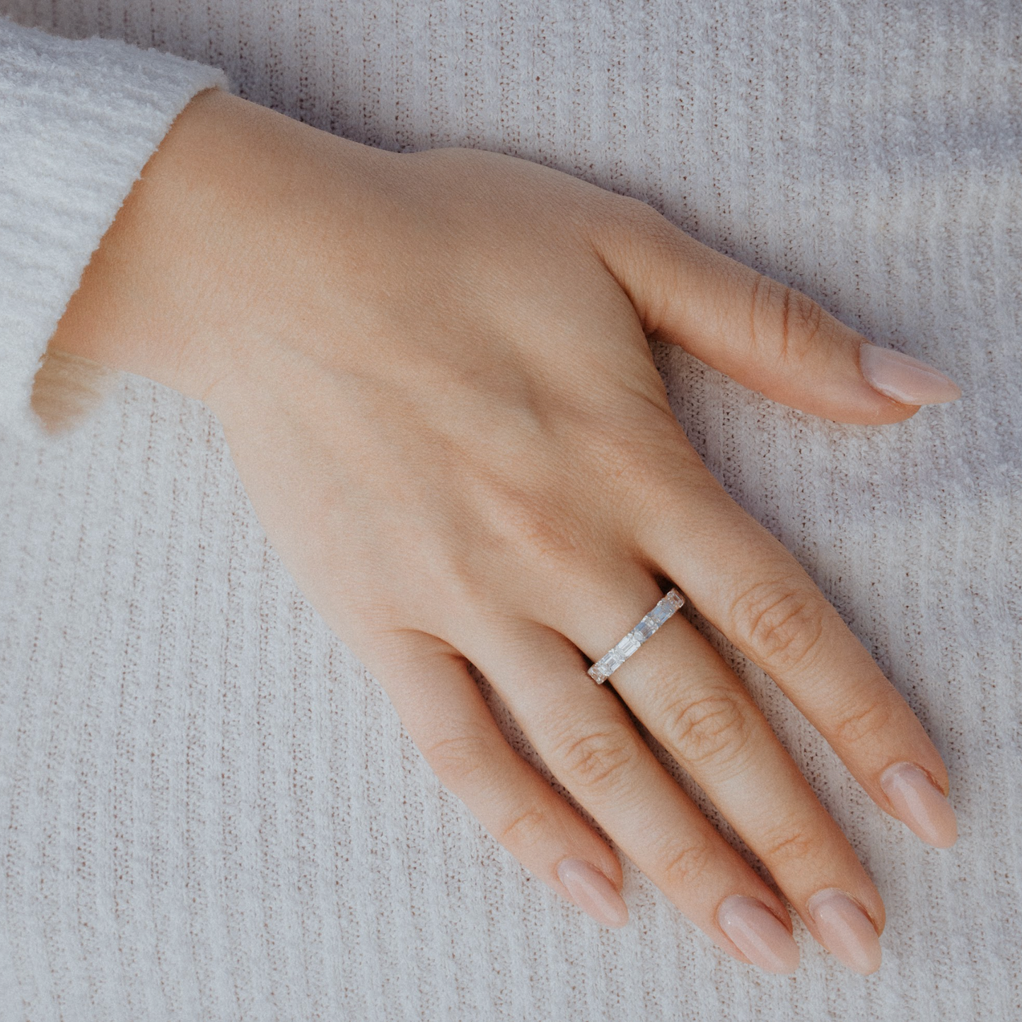 Emerald Stackable Ring